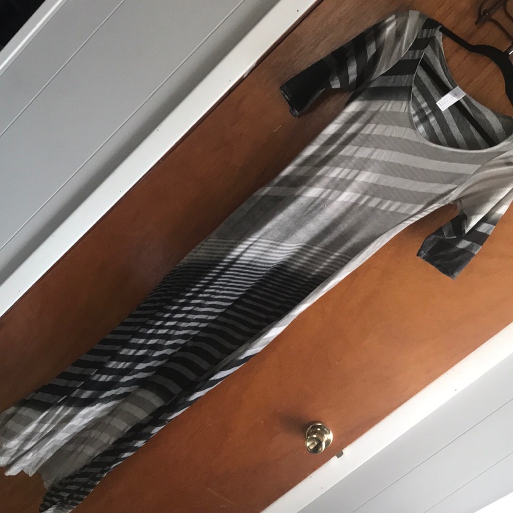 Long grey/black dress, worn once